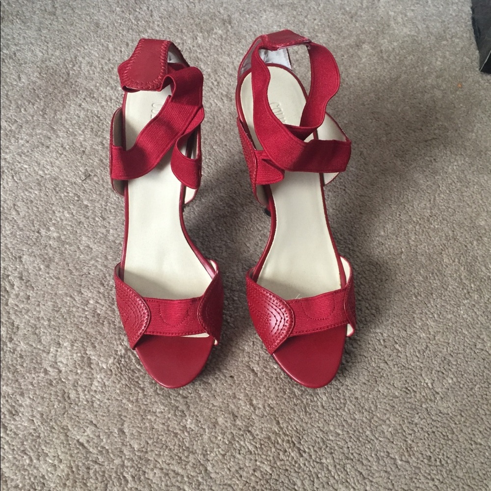 Colin Stuart by VS red platform heels